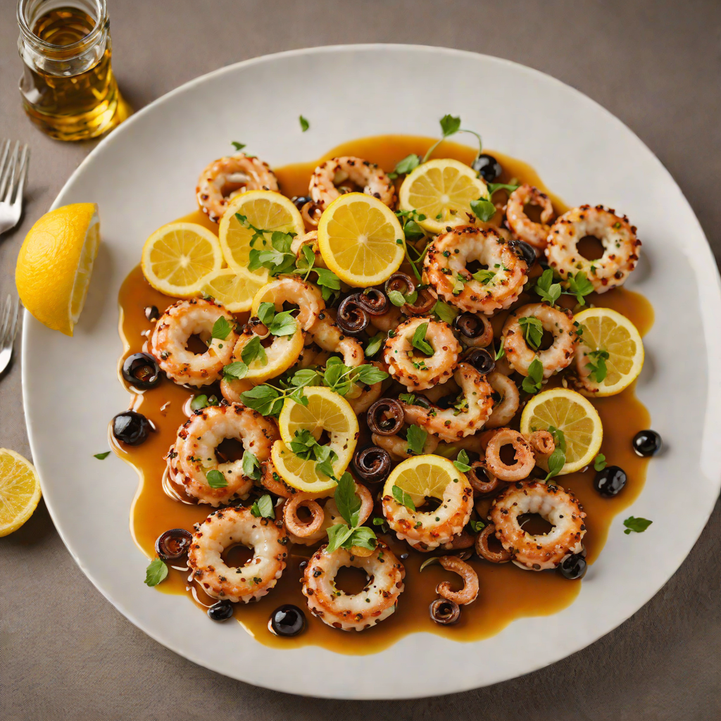 Pan-Seared Octopus with Smoked Paprika and Lemon-Infused Olive Oil