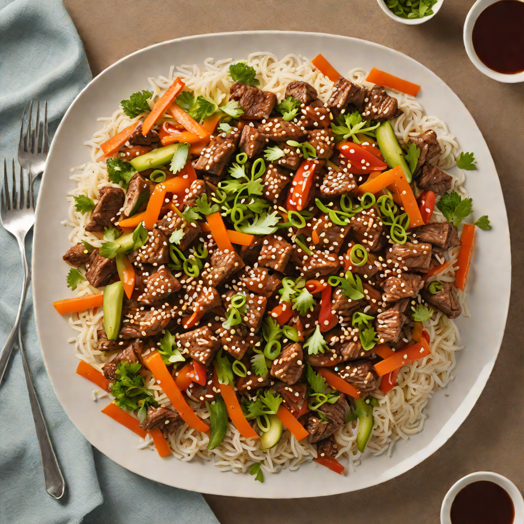 Korean-Inspired Beef Stir Fry with Gochujang Sauce
