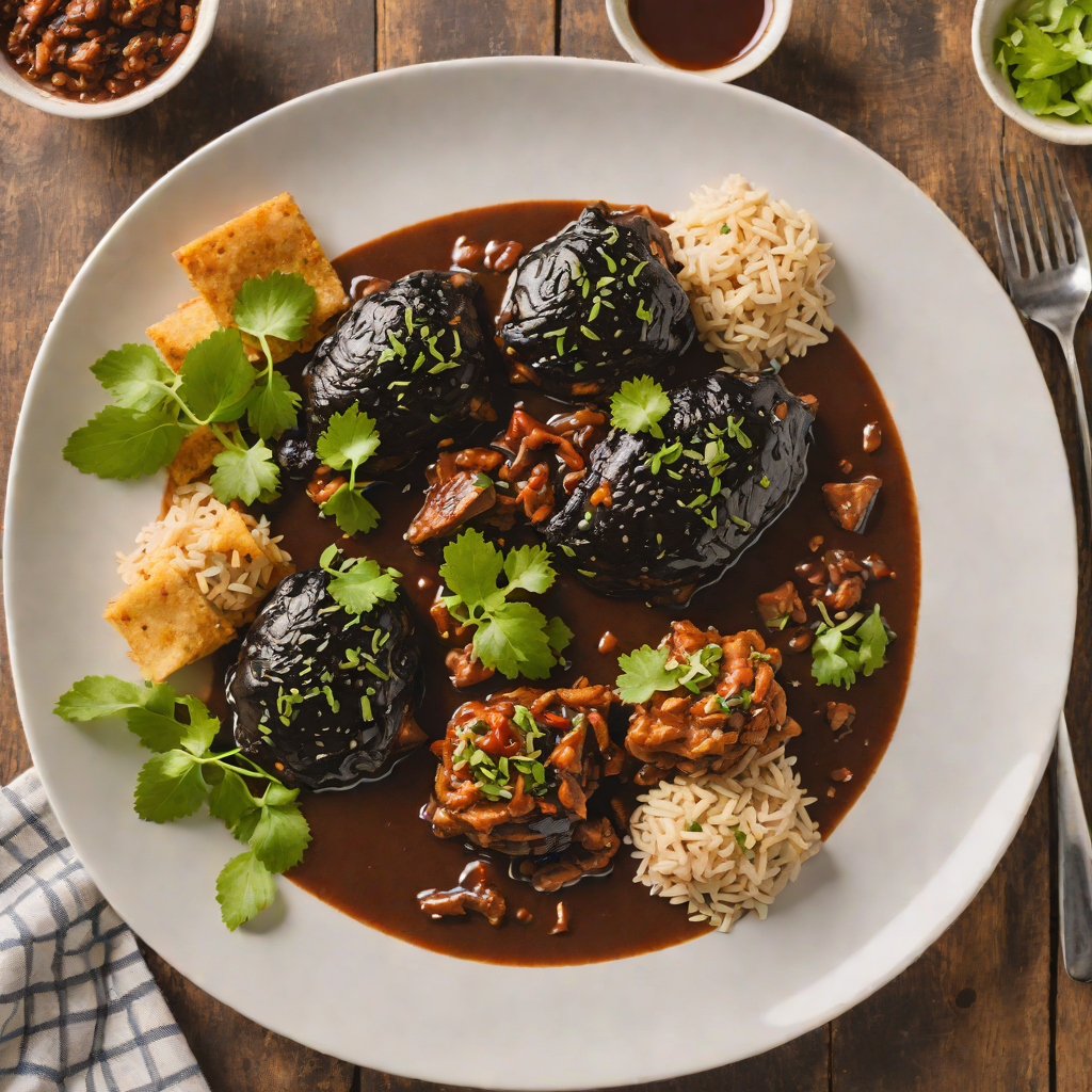 Slow-Simmered Oaxaca Mole Negro with Chicken Thighs