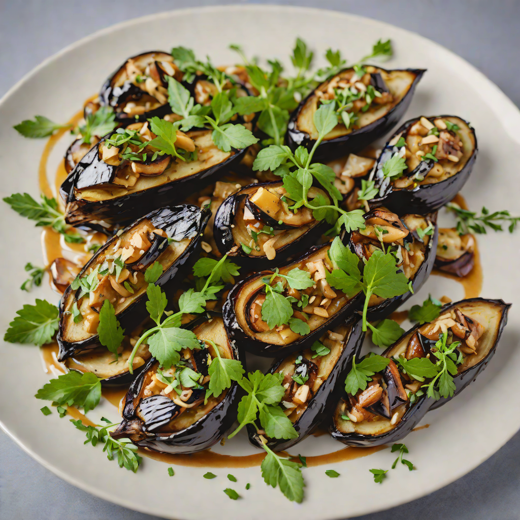 Sautéed Mediterranean Eggplant with Garlic and Fresh Herbs