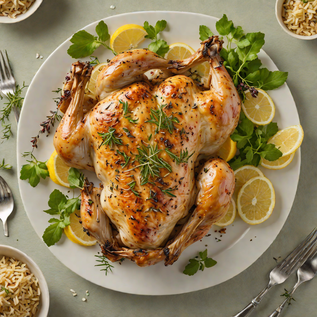 Island Grove Herb-Roasted Chicken with Garlic and Lemon