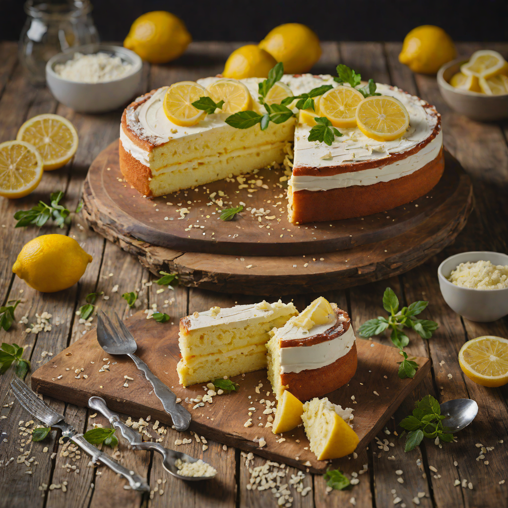 Velvety Ricotta and Lemon Layered Cake