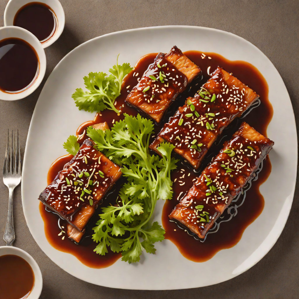Korean-Inspired Spicy Braised Pork Belly with Gochujang Glaze