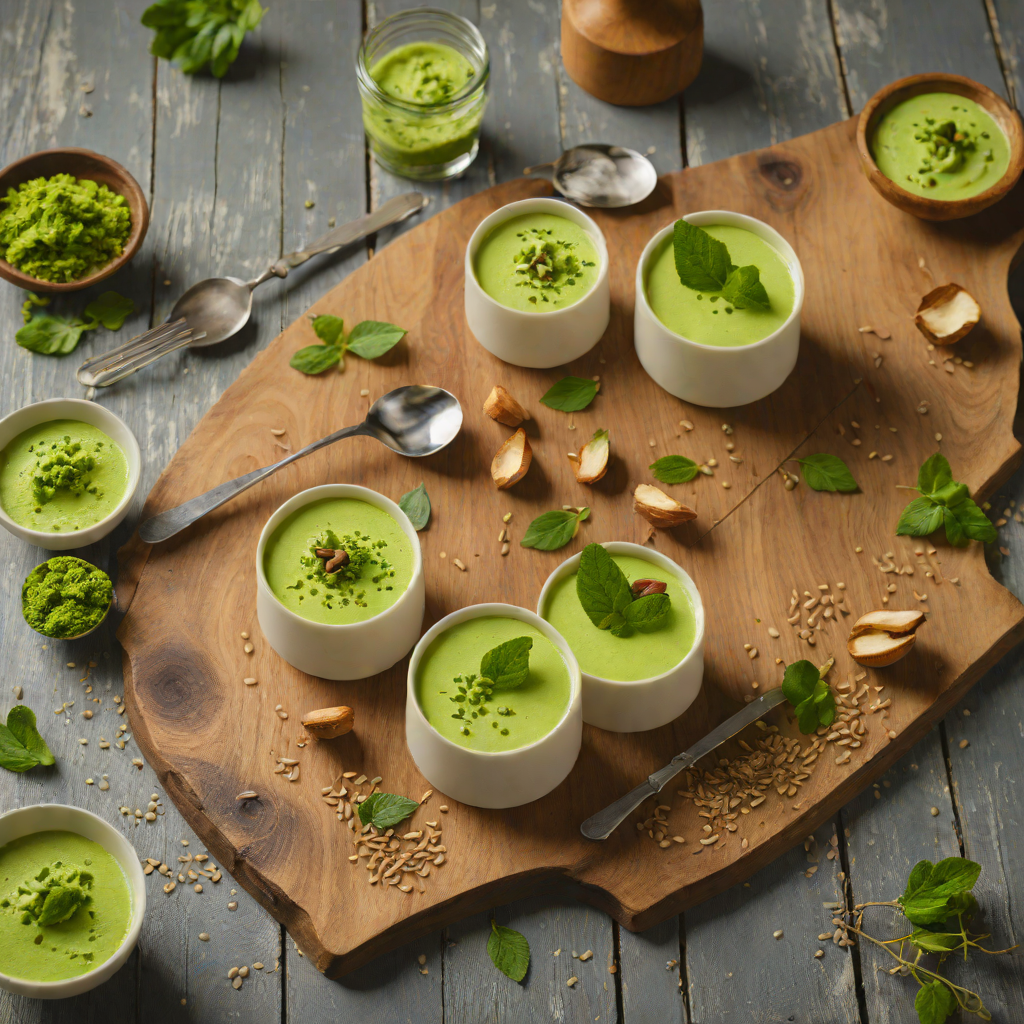 Matcha-Infused White Chocolate Mousse