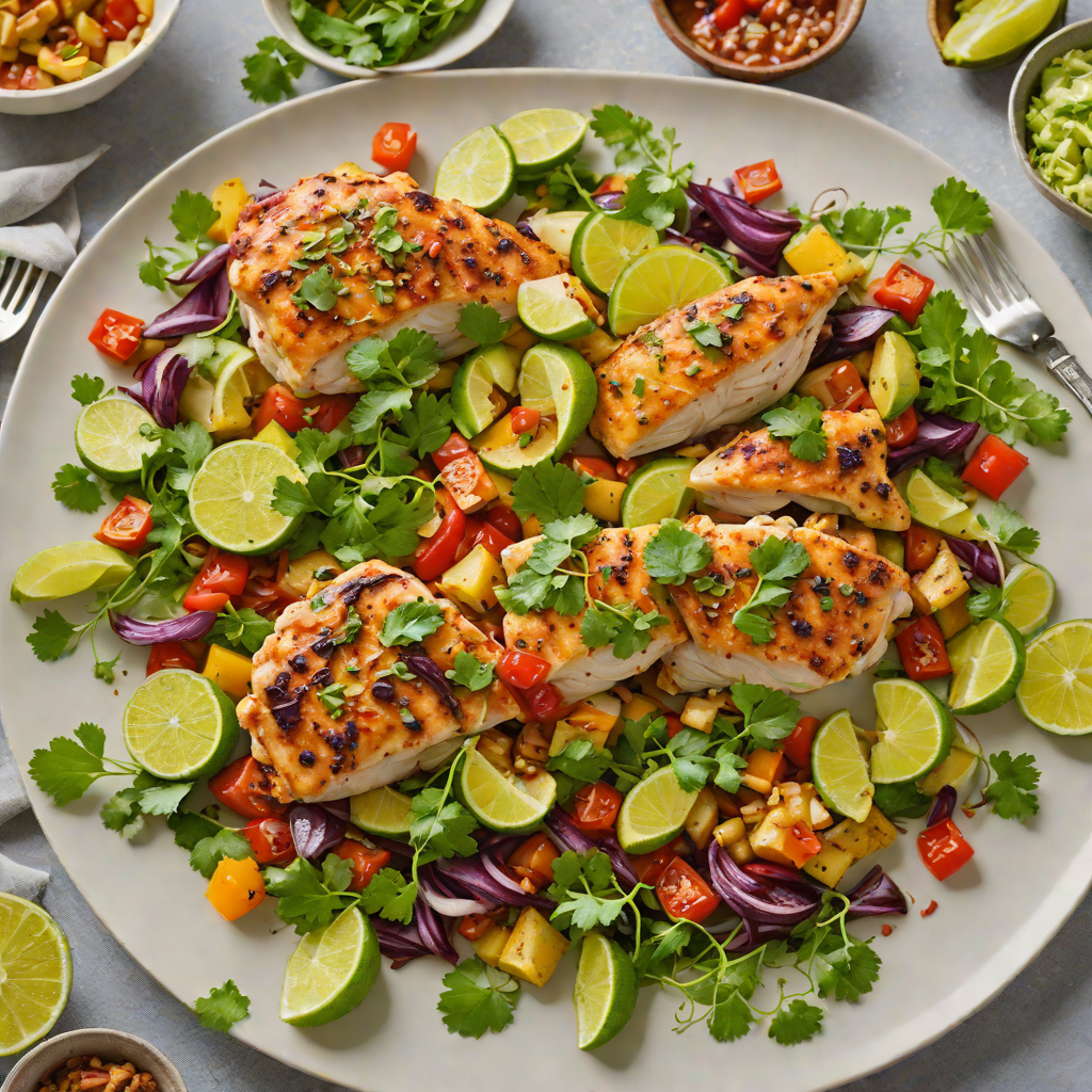 Sheet Pan Chili-Lime Chicken with Island-Inspired Vegetables