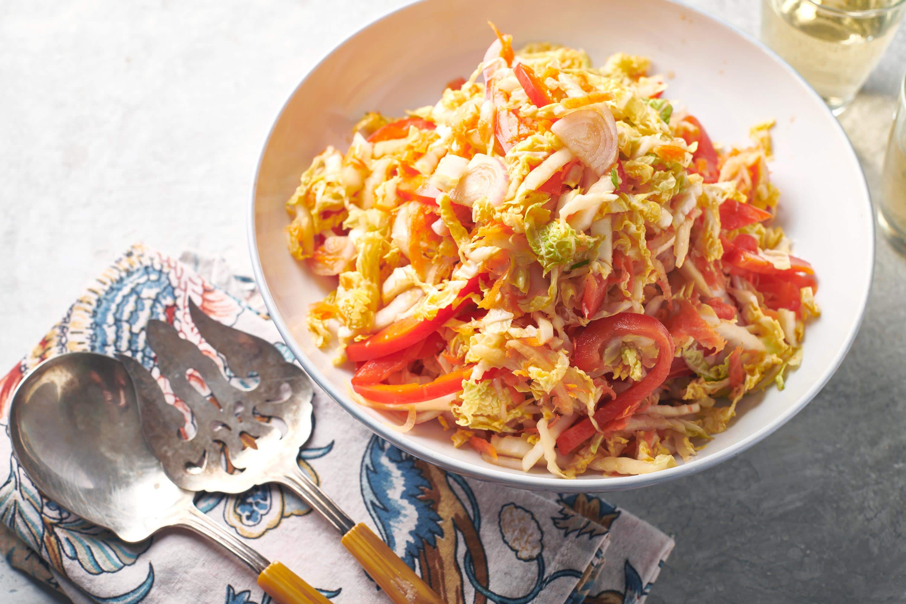 Fermented Vegetable Slaw with Napa Cabbage