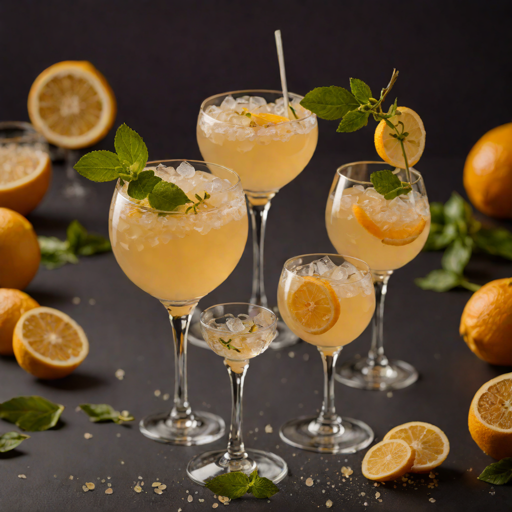 Citrus Honey Blossom Fizz