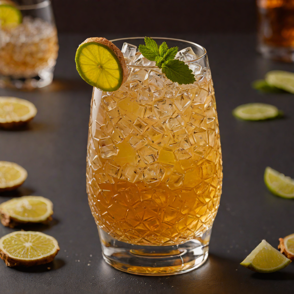 Spiced Ginger Rum Swizzle