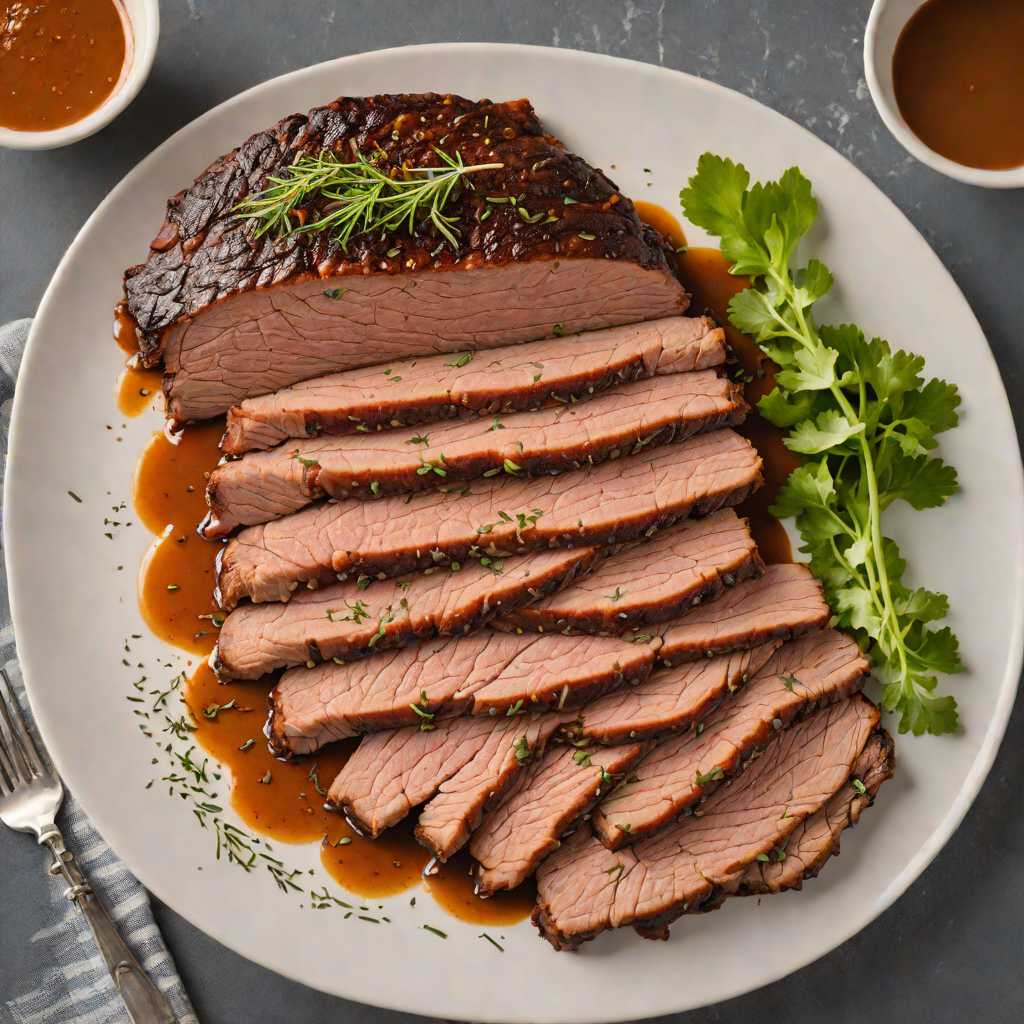Low and Slow Hickory-Smoked Beef Brisket with Dry Rub