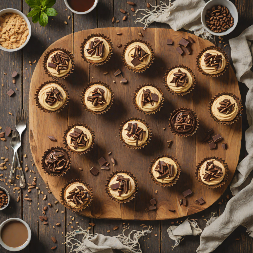 No-Bake Tahini Chocolate Cheesecake Cups