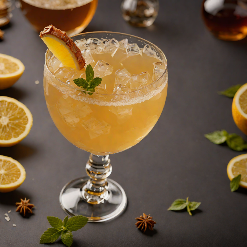 Herbal Honey Whiskey Sour