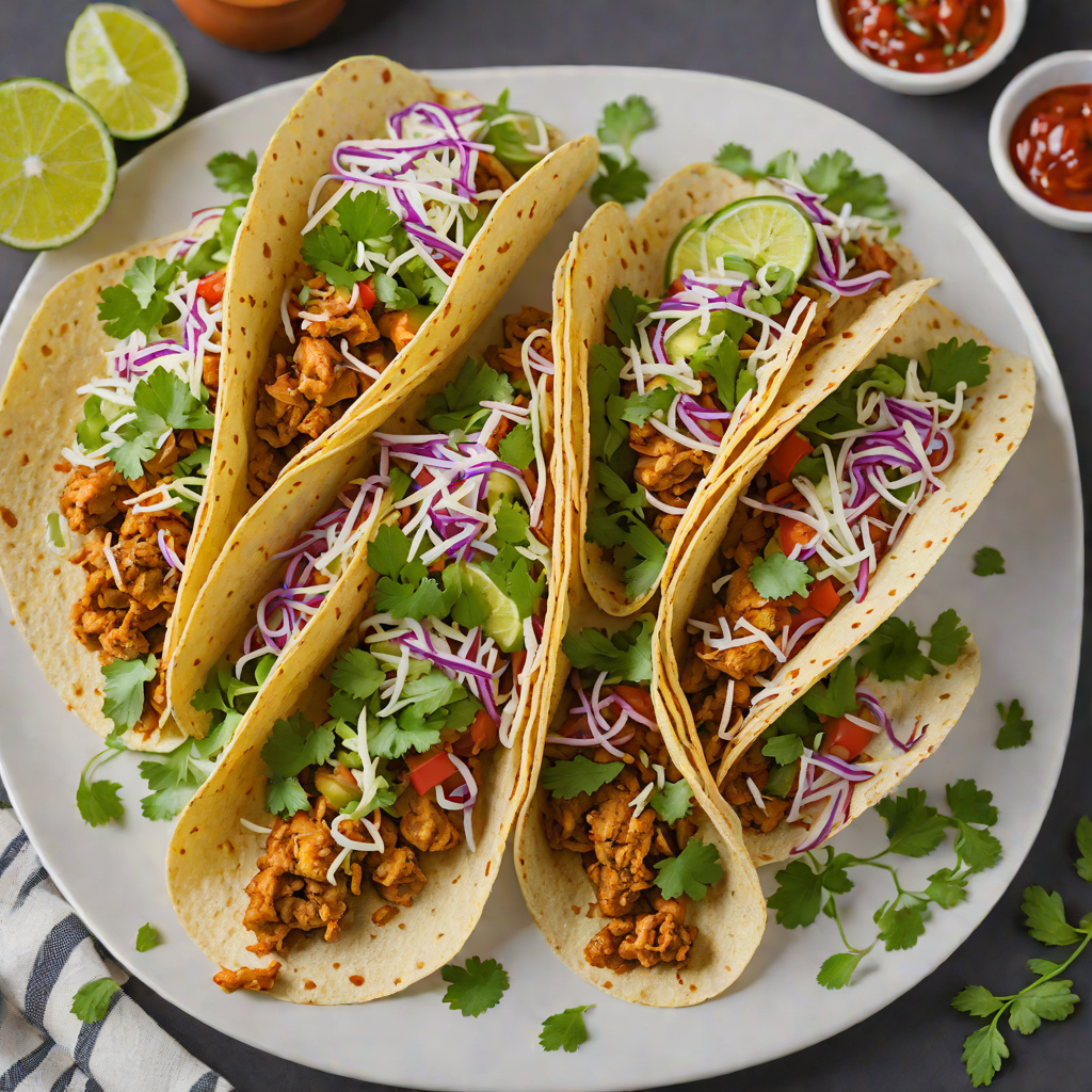 Spicy Magnolia Tex-Mex Chicken Tacos with Fresh Cilantro Slaw