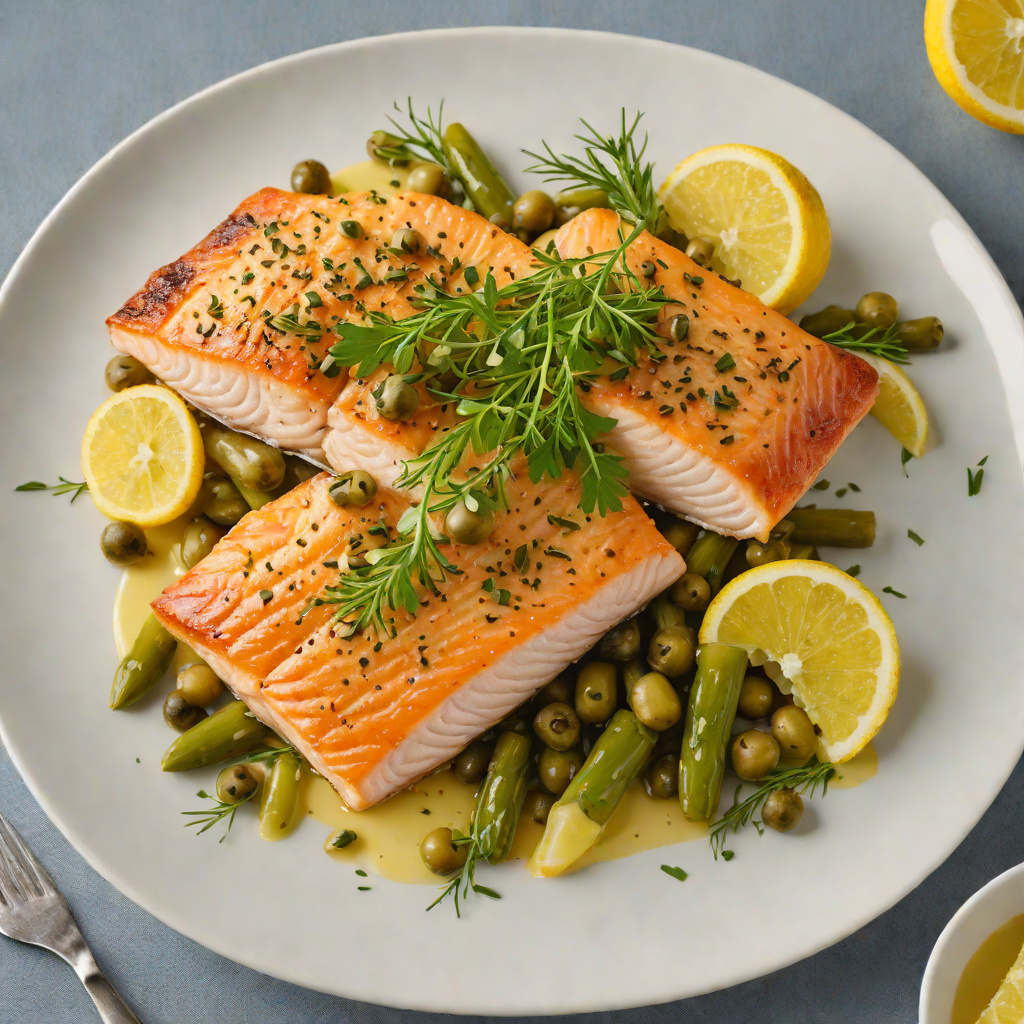 Pan-Seared Arctic Char with Lemon Caper Butter