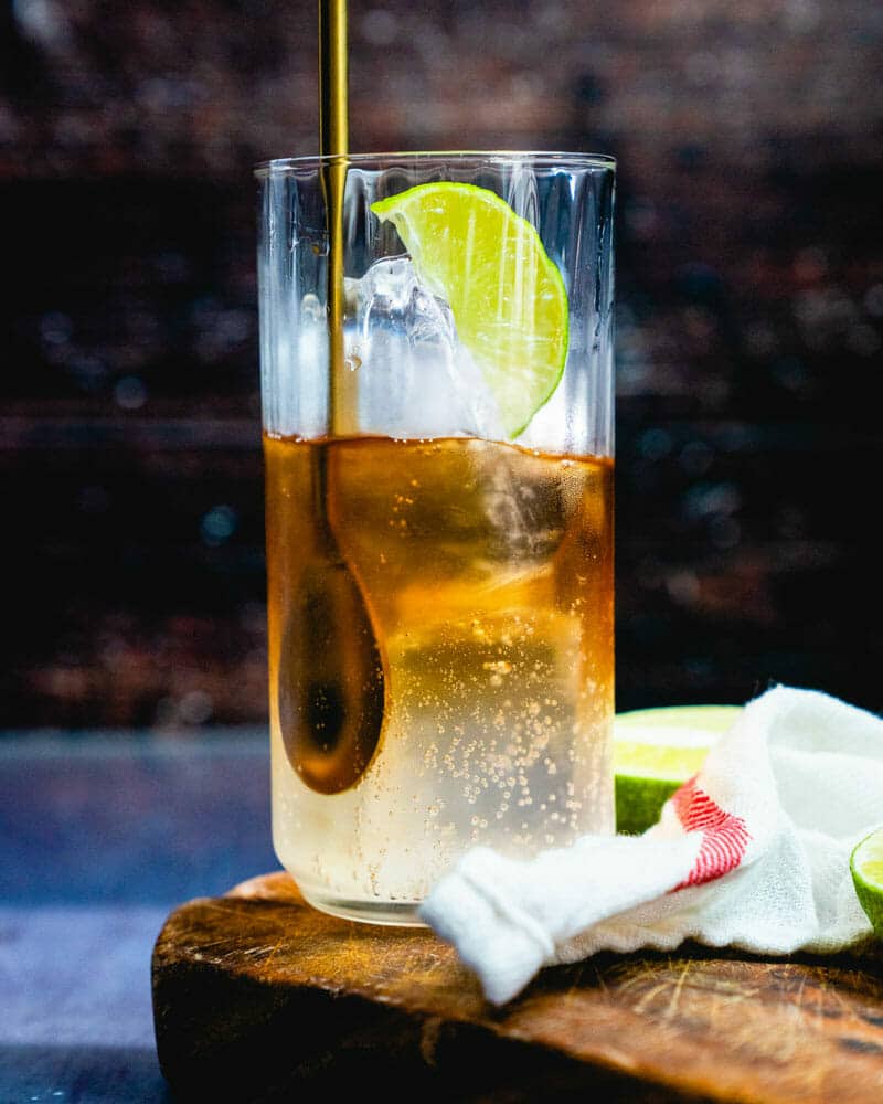 Ginger-Spiced Dark Rum Cooler