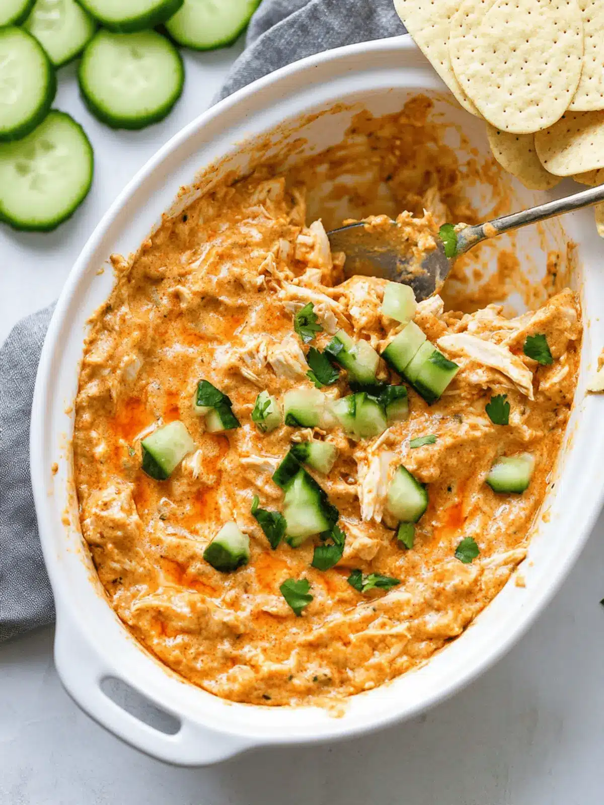 Dairy-Free Buffalo Chicken Dip