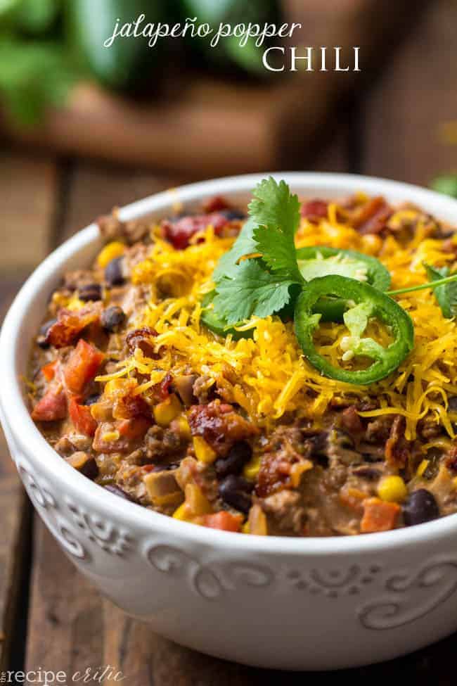 Jalapeño Popper Chili