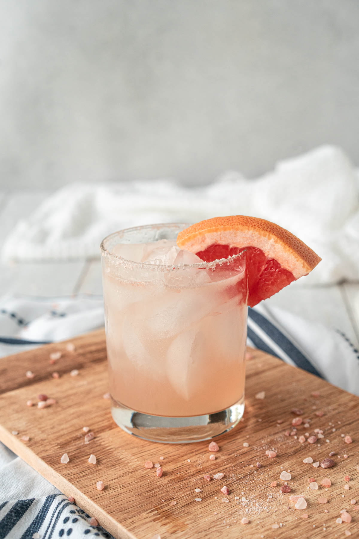 Agave-Spiced Paloma with Grapefruit Foam