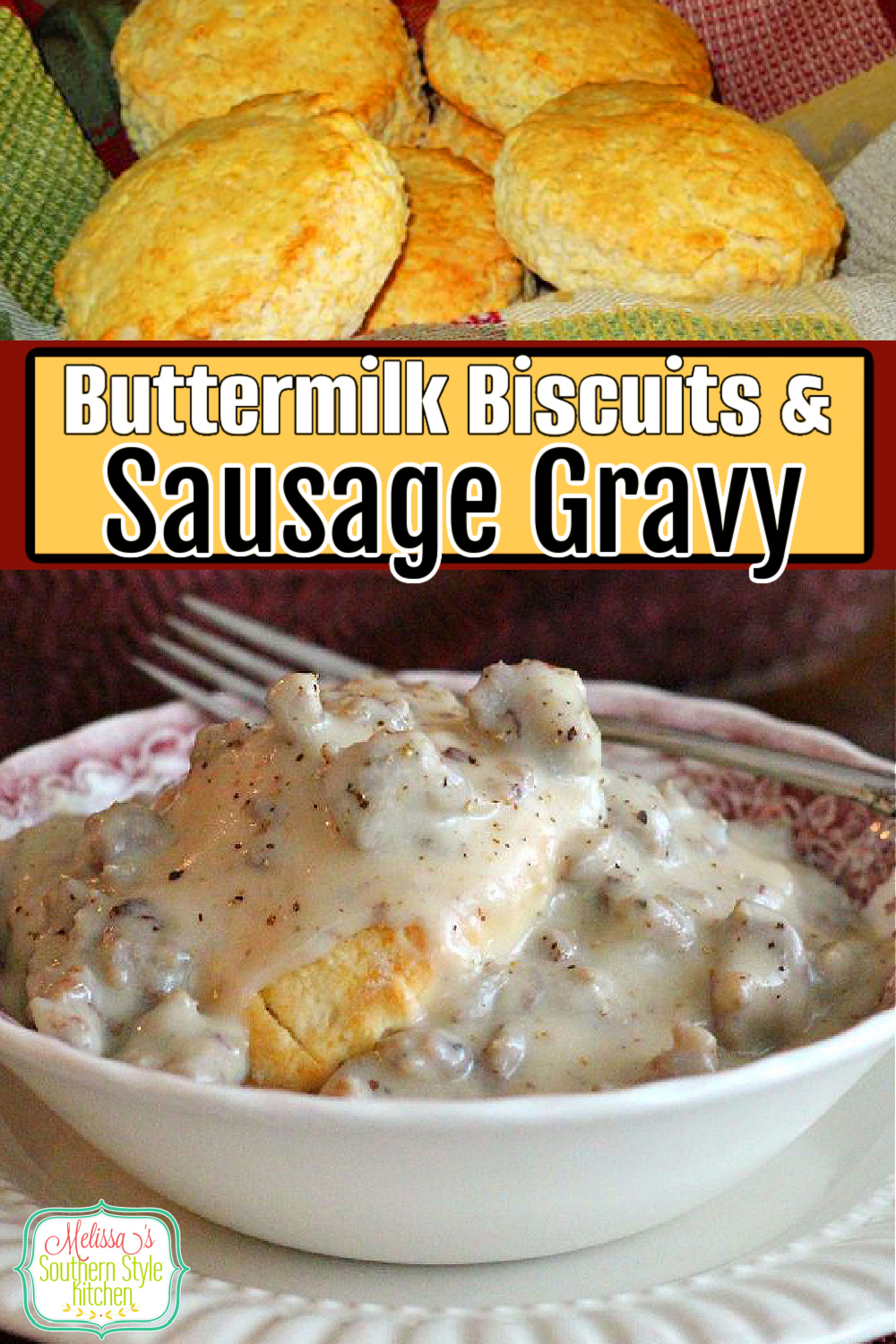 SugarJam Southern-Style Buttermilk Biscuits with Spicy Brunch Sausage Gravy