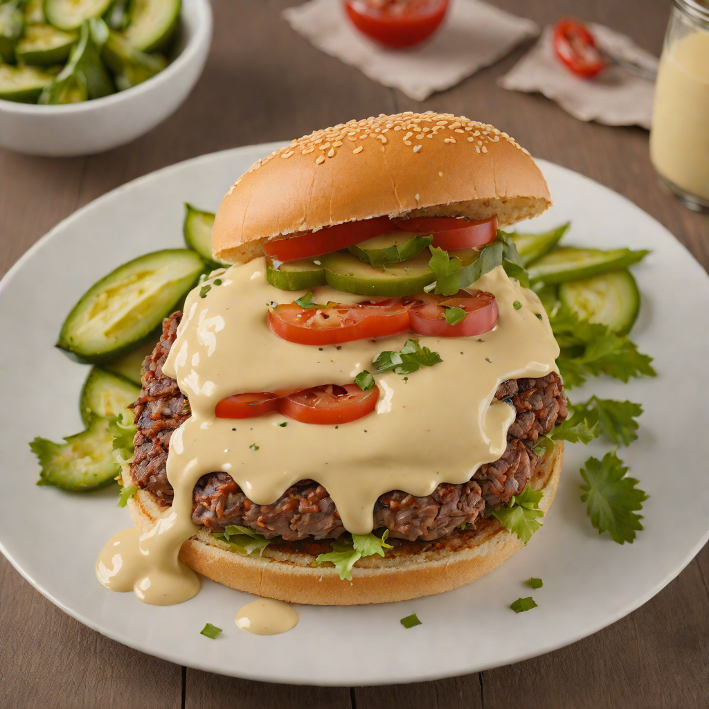 Smashburger with Roasted Jalapeño Aioli