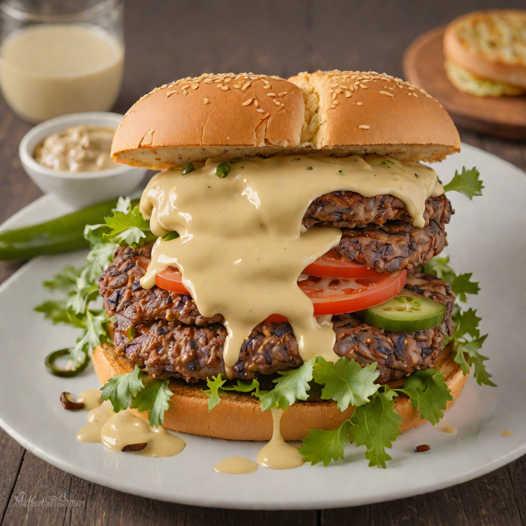 Smoky Chipotle Smashburger with Fire-Roasted Jalapeño Aioli