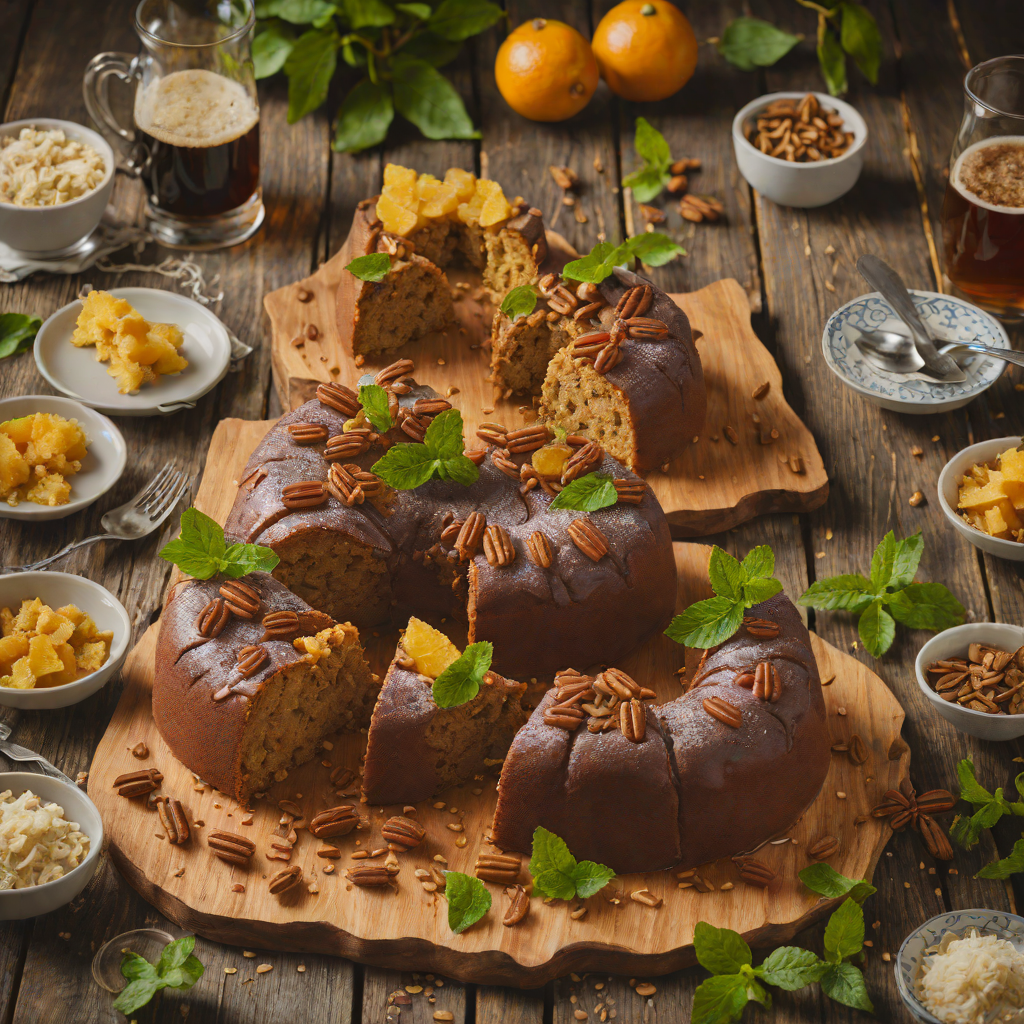 Molasses-Spiced Caribbean Rum Cake