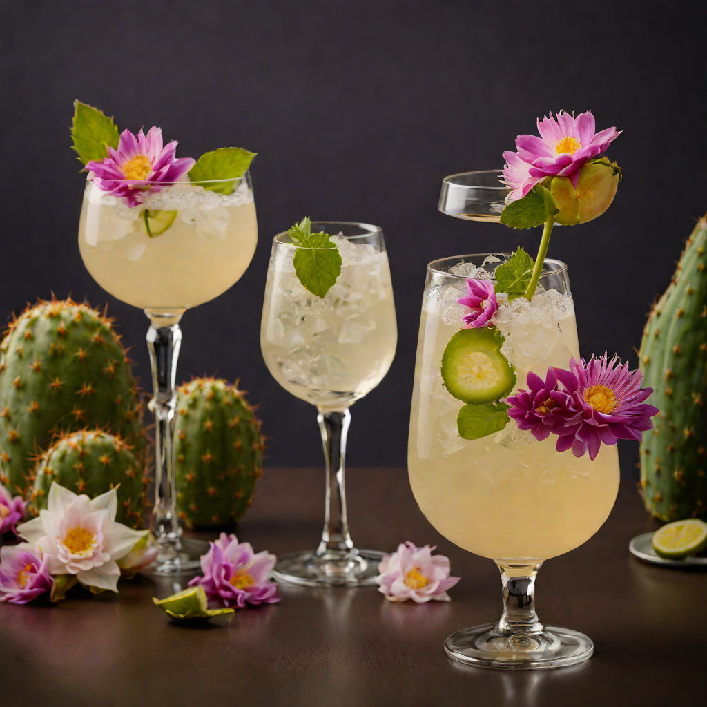 Cactus Flower Gin Fizz