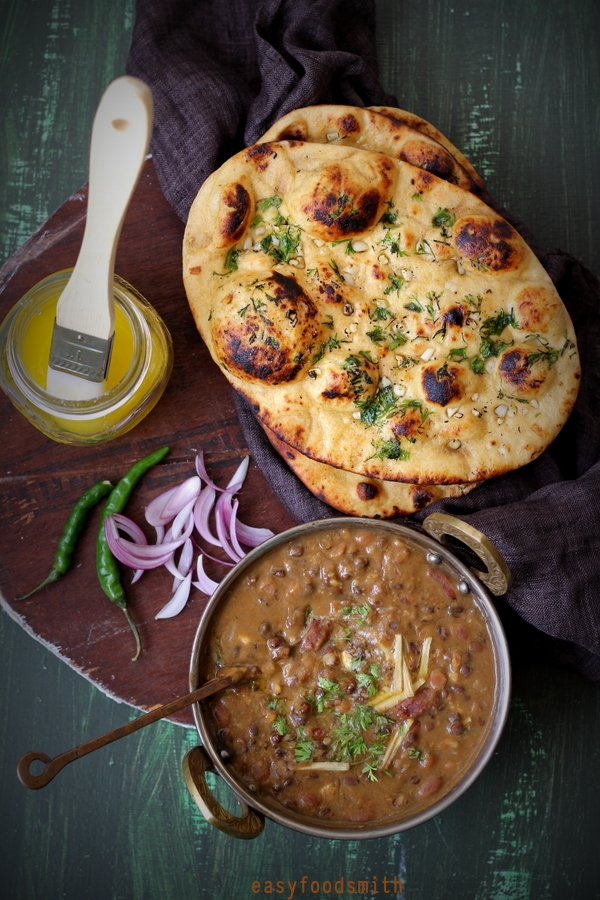 Dal Makhani with Garlic Naan