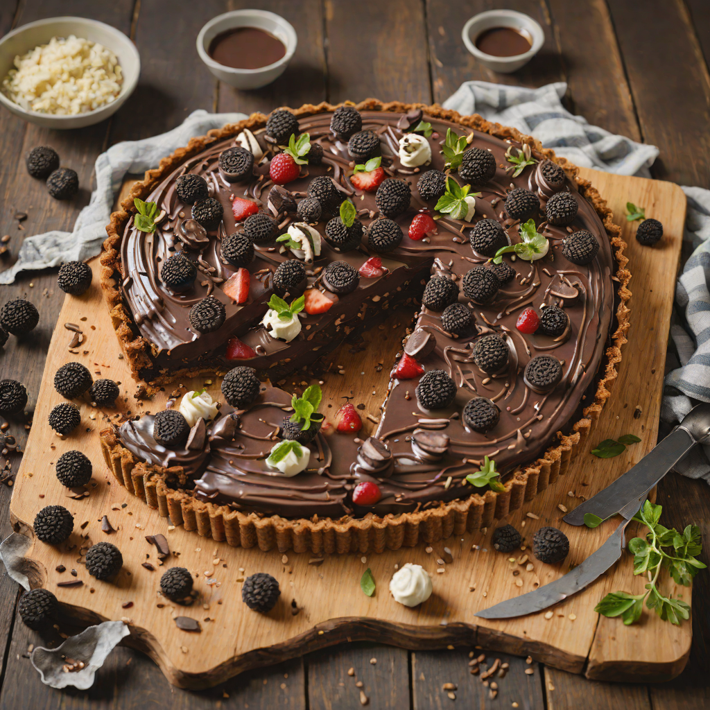No-Bake Oreo Chocolate Ganache Tart