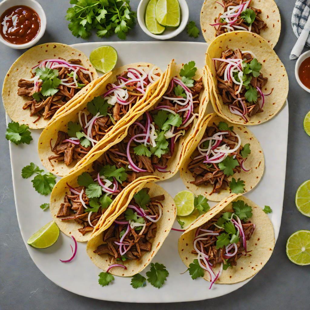 South Texas Brisket Tacos with Charred Onion and Cilantro