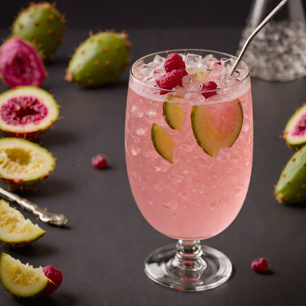 Cactus Pear Gin Fizz