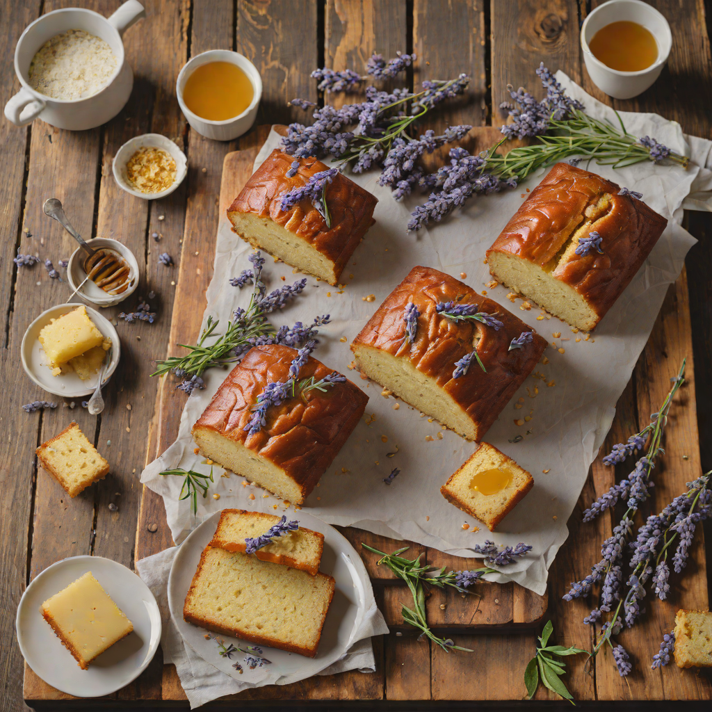 Sheet Pan Honey-Lavender Pound Cake