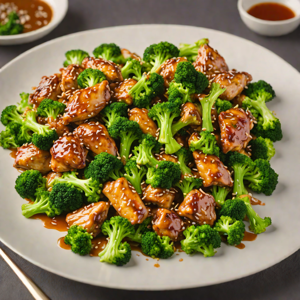 Stir-Fried Honey Garlic Chicken with Broccoli