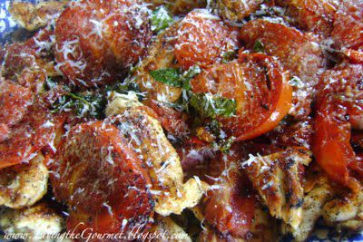 Herb-Infused Grilled Chicken with Garden Tomatoes