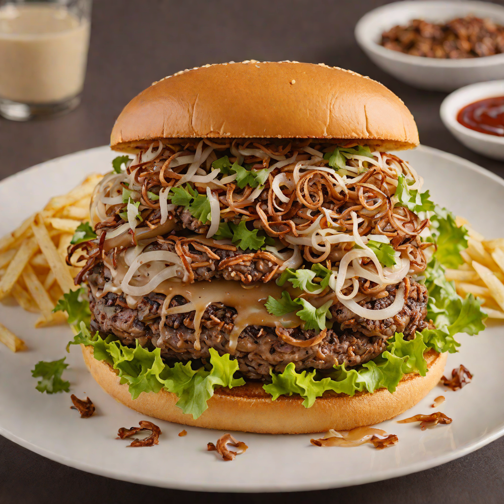 Spiced Chipotle Smashburger with Caramelized Onions