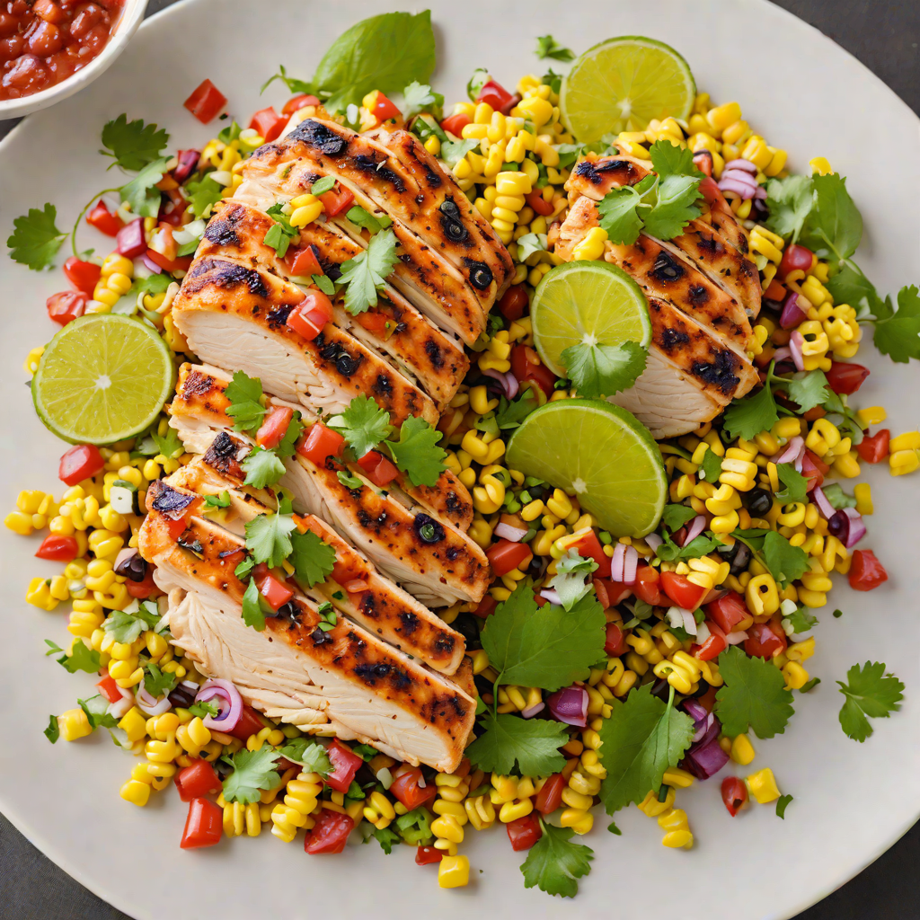 Grilled Chipotle-Lime Chicken with Charred Corn Salsa