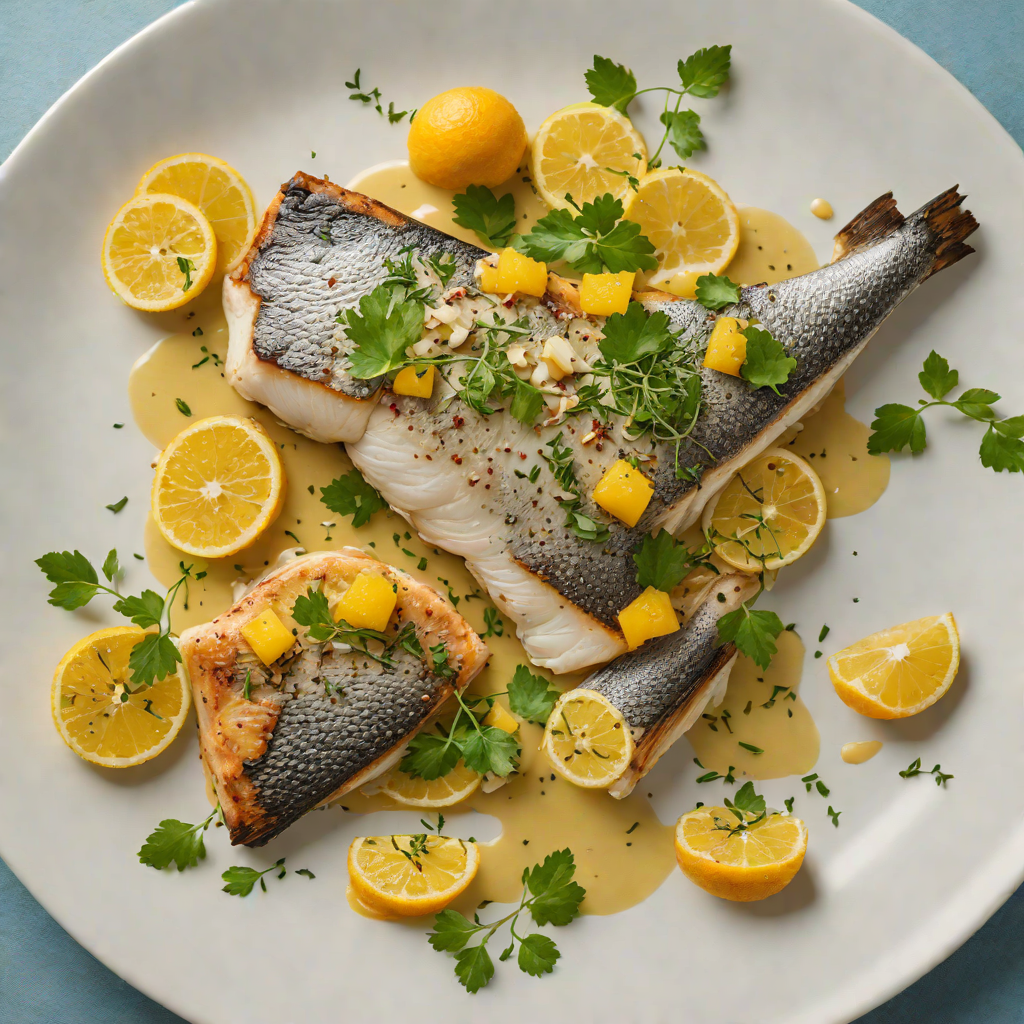 Pan-Roasted Sea Bass with Citrus Herb Butter