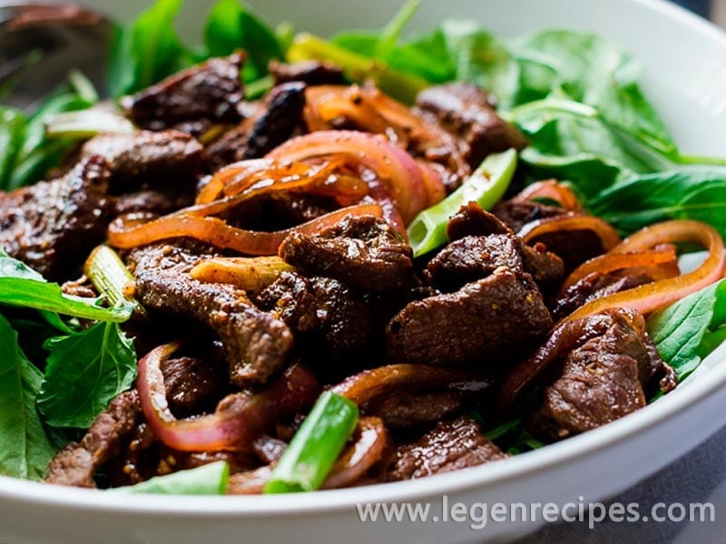 Stir-Fried Vietnamese Shaking Beef with Black Pepper