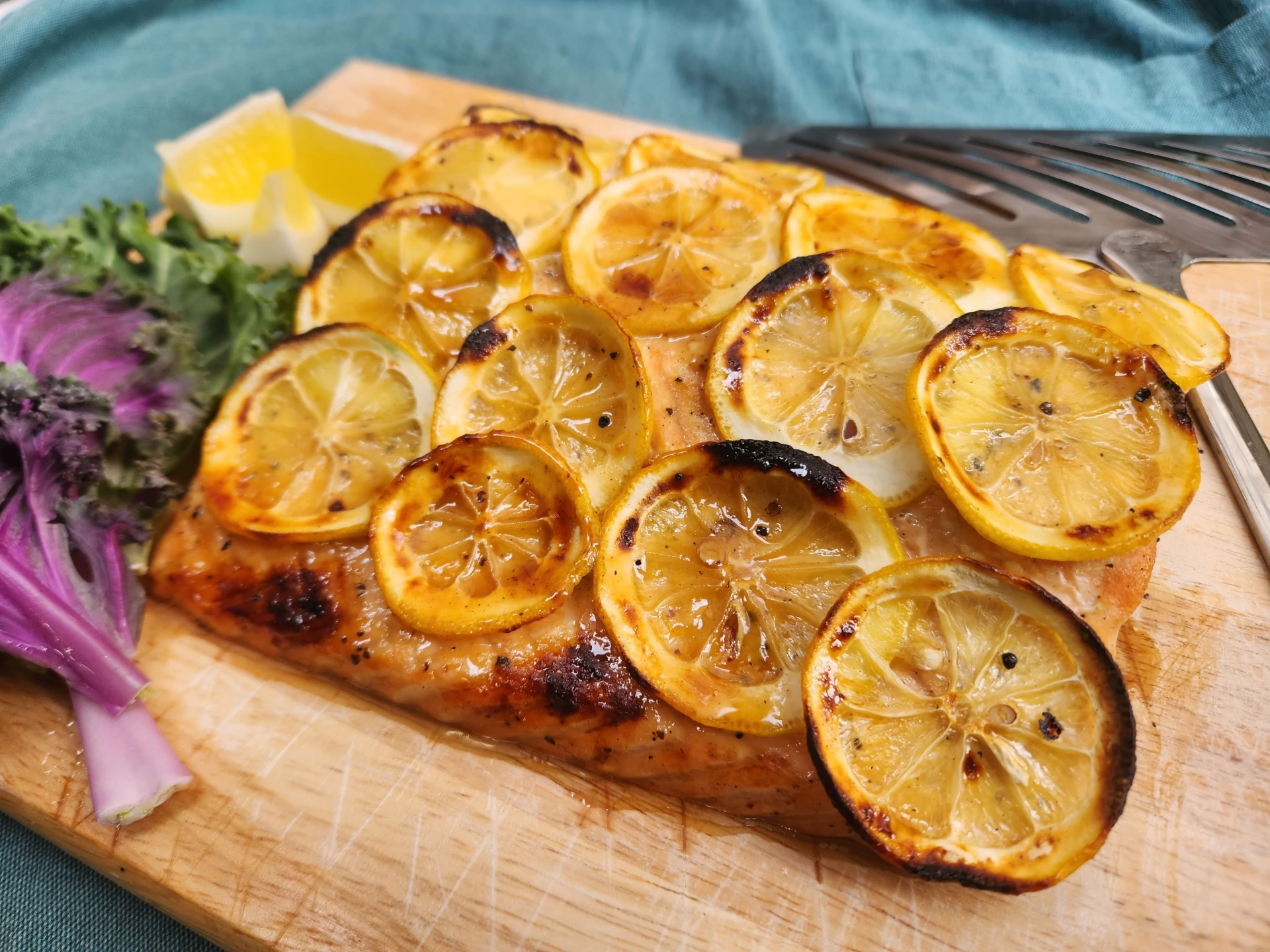 Lemon-Honey Glazed Salmon