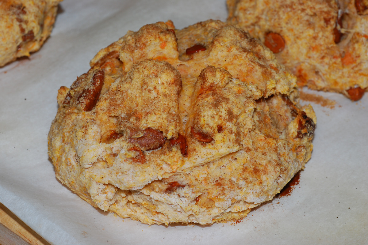 Traditional Sweet Potato and Mixed Seed Damper Bread