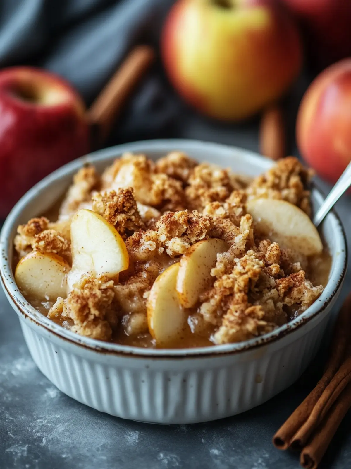 One-Pan Apple Cinnamon Crisp