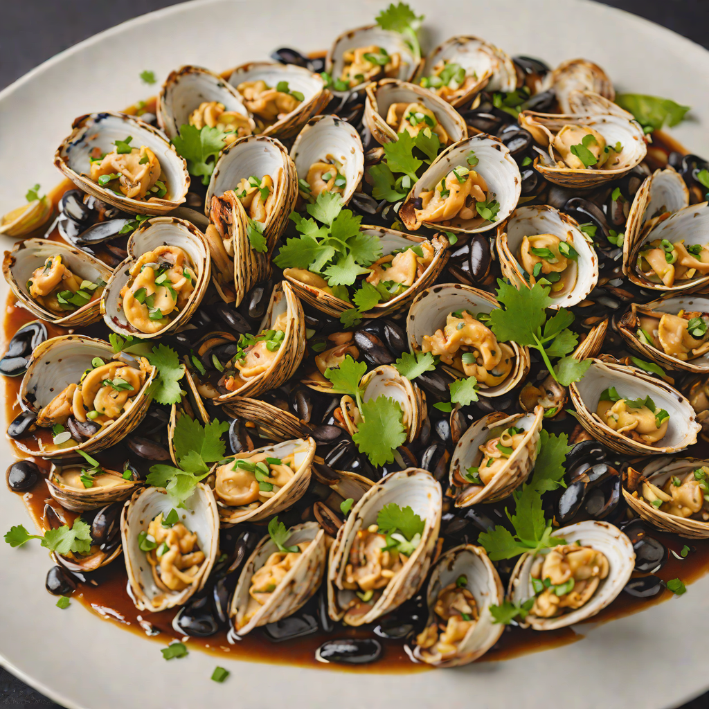 Stir-Fried Clams in Black Bean Sauce