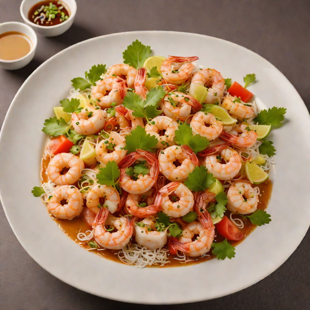Singapore Mei Fun with Shrimp and Pork