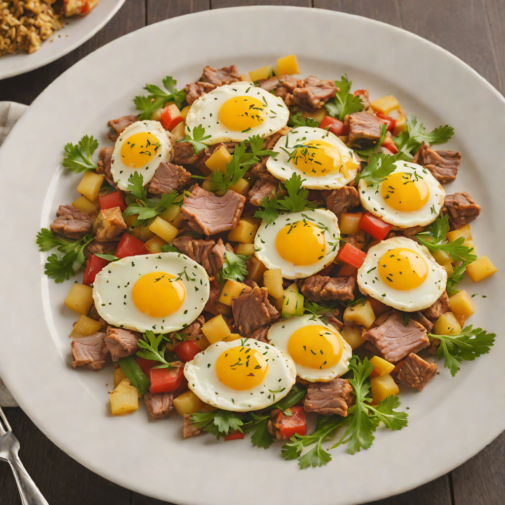 Stir-Fried Goya with Eggs and Pork