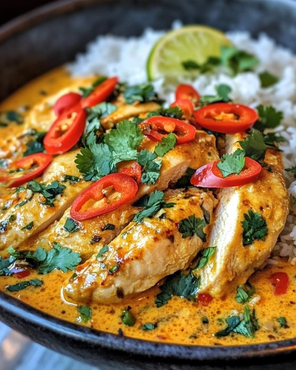 Sautéed Chicken with Tangy Tamarind and Coconut Sauce
