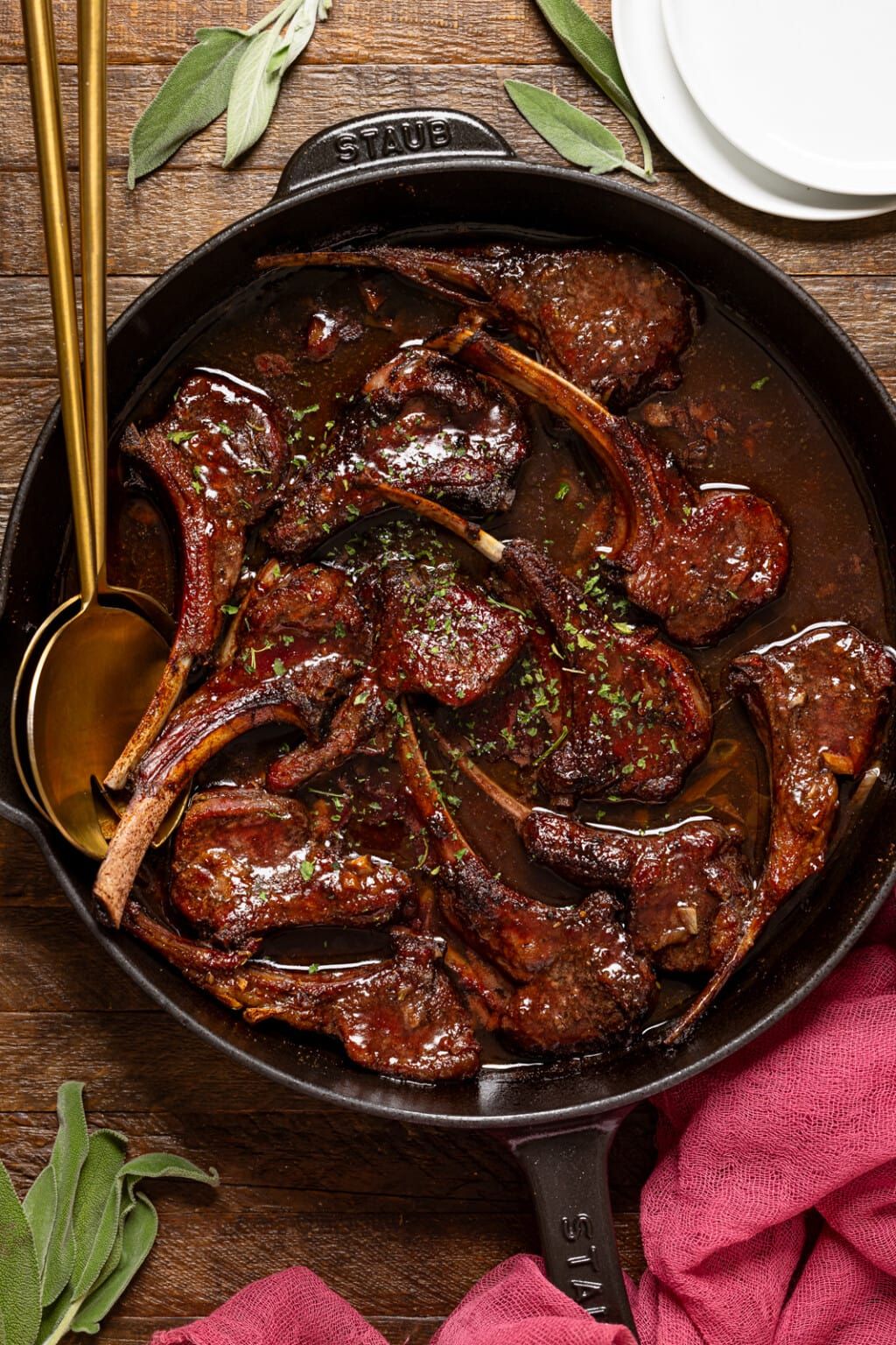 Bush-Spiced Lamb Chops with Davidson’s Plum Glaze