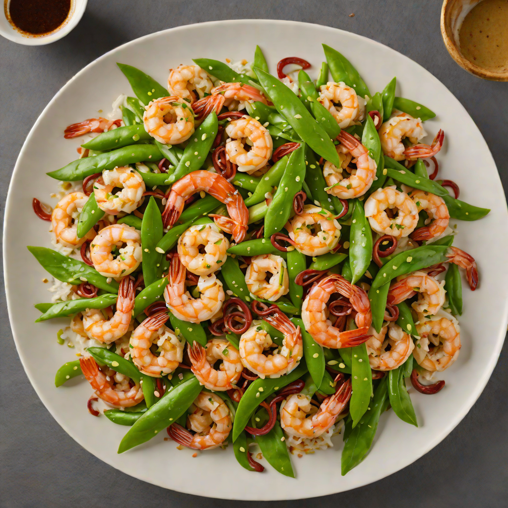 Shrimp Stir-Fry with Snow Peas and Ginger-Soy Glaze