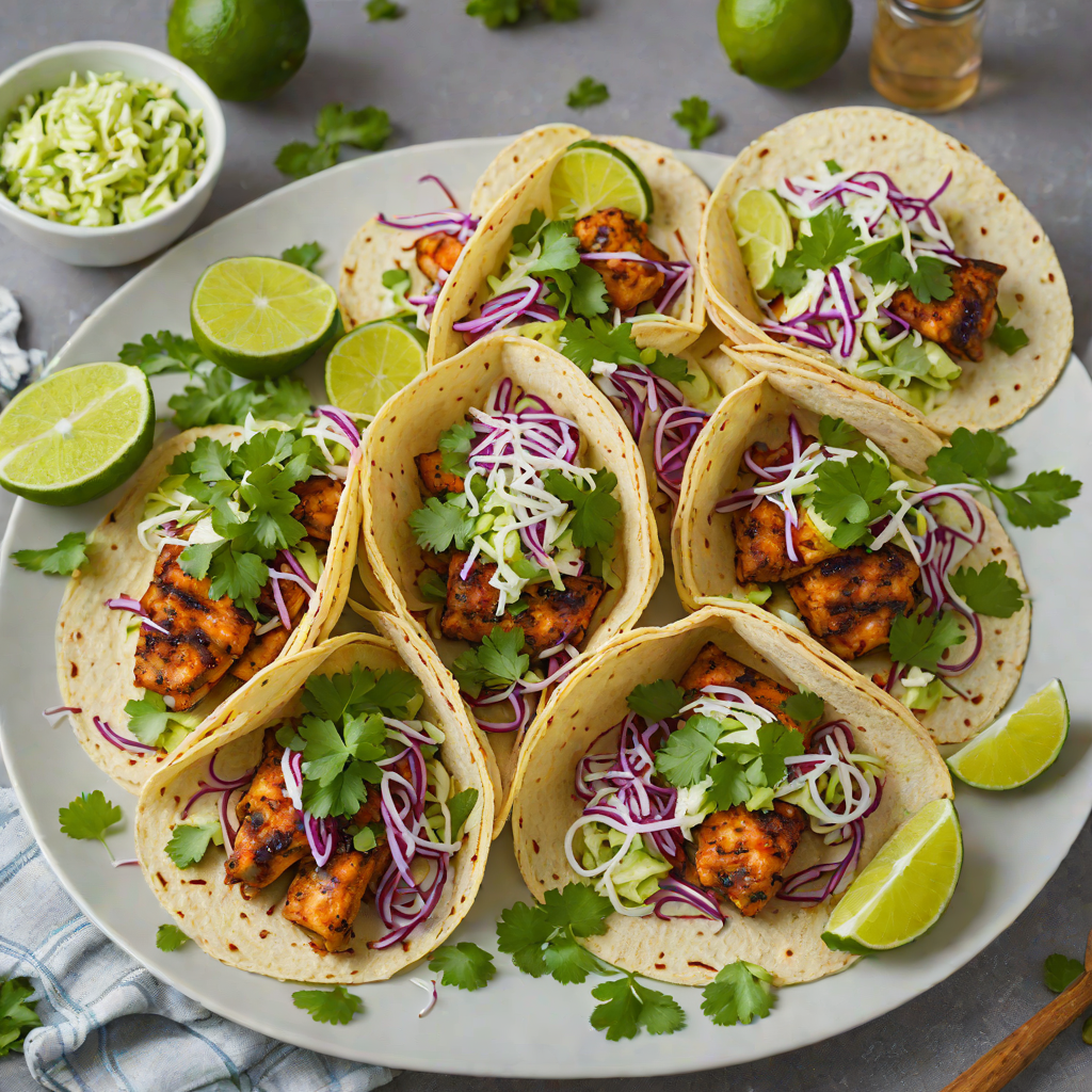 Cajun-Spiced Blackened Fish Tacos with Cilantro-Lime Slaw