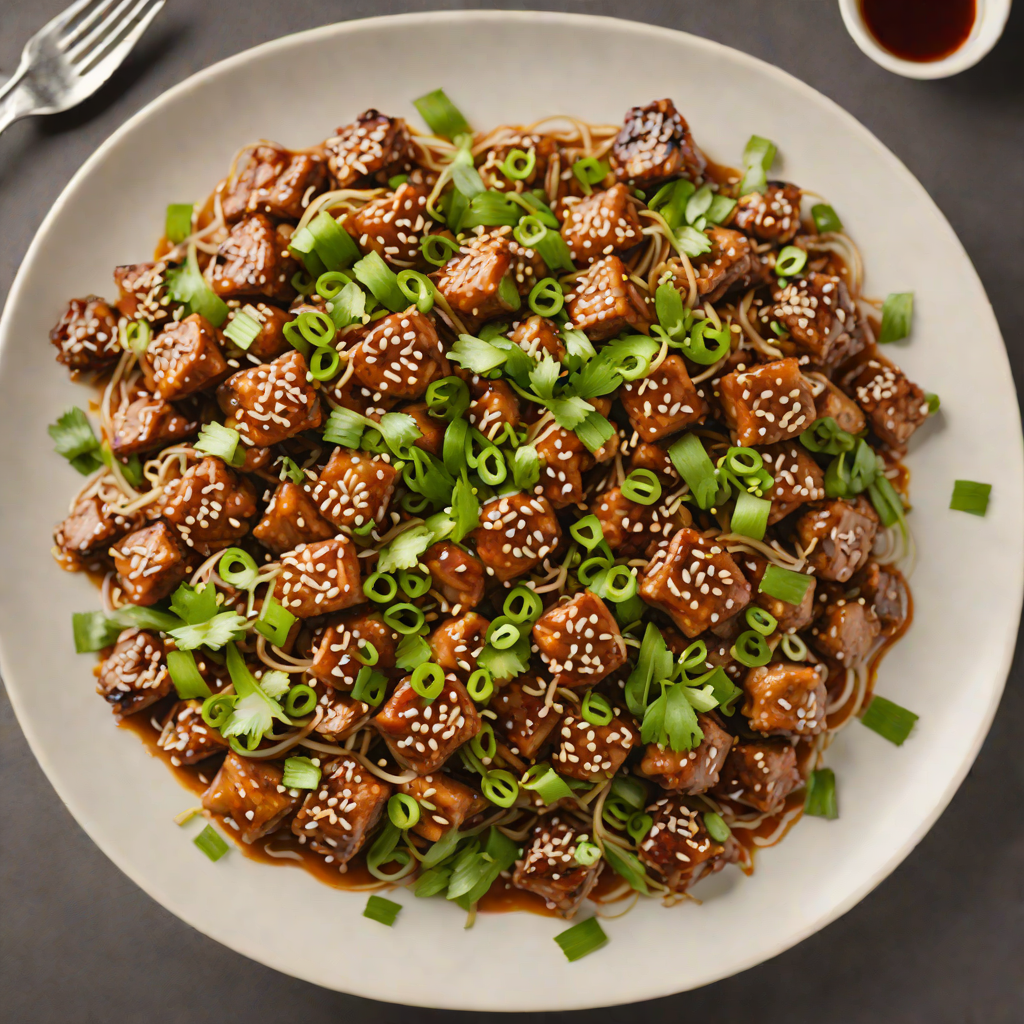 Sautéed Korean-Style Spicy Pork with Garlic and Scallions