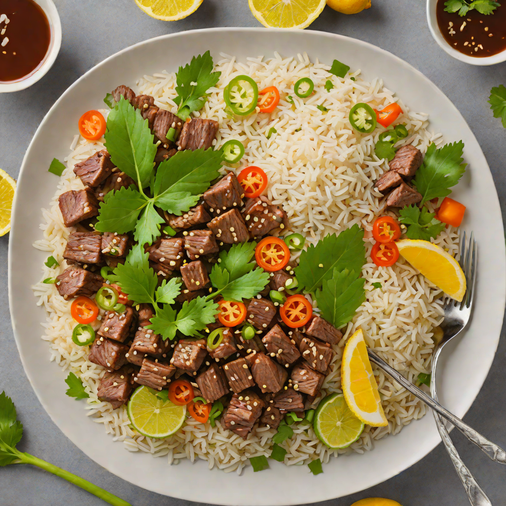 Vietnamese-Inspired Lemongrass Beef Rice Bowl