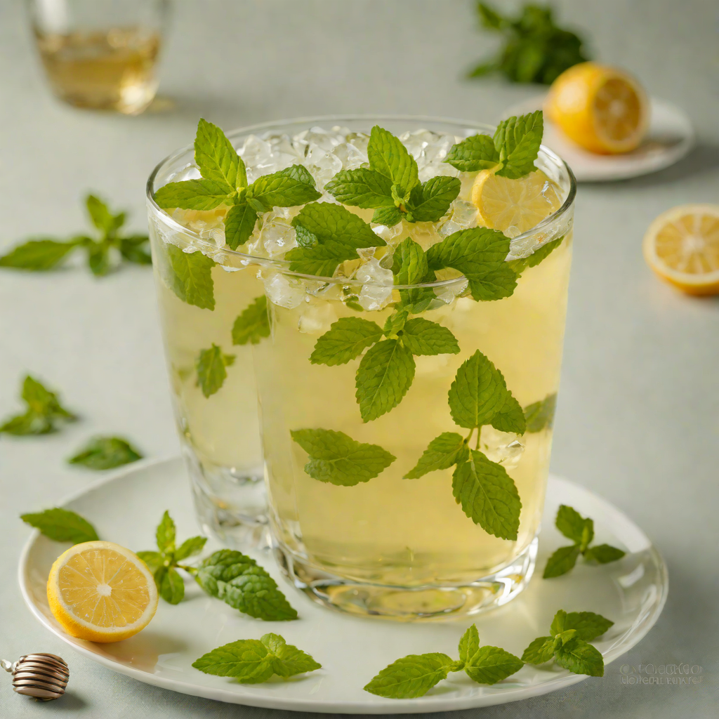 Honeyed Mint Green Tea Cooler
